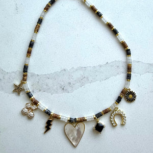 Beaded Charm Necklaces