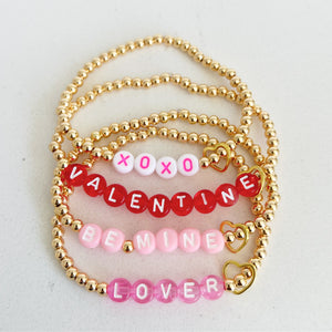 Valentines 14K Gold Bracelet