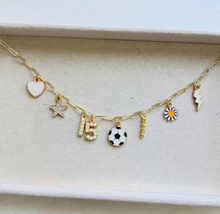Load image into Gallery viewer, Sports Charm Necklace
