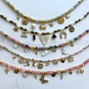 Beaded Charm Necklaces