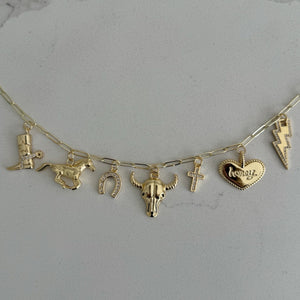 Longhorn Charm Necklace