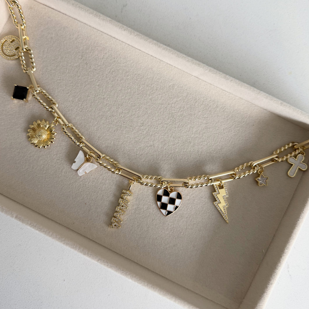 Chunky Charm Necklace
